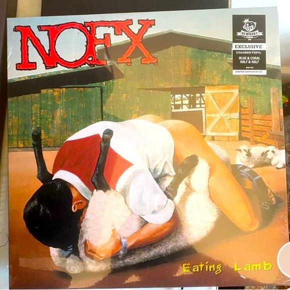 NOFX Eating Lamb Heavy Petting Zoo Newbury Comics Exclusive Vinyl LP of 600 - Picture 1 of 4